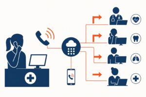 optimisez la gestion des appels de votre cabinet médical en automatisant le transfert d'appel et l'accueil des patients pour un service plus efficace et professionnel.