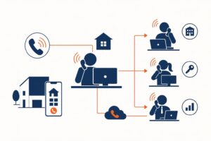 optimisez votre service client avec notre solution de transfert d'appel dédiée aux agences immobilières pour ne plus jamais perdre de prospects.