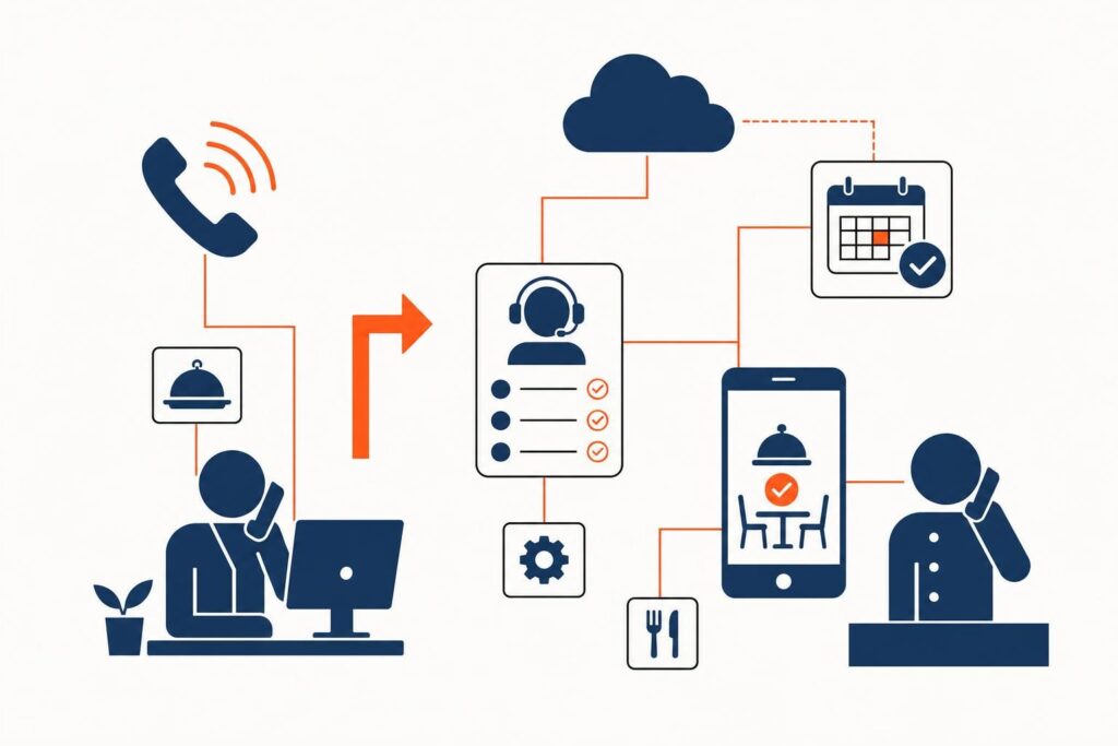 optimisez la gestion de votre restaurant en 2026 avec notre solution de transfert d'appel automatisé pour les réservations. simplifiez l'expérience client et boostez vos réservations facilement.