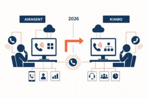 découvrez une analyse comparative entre airagent et kiamo, deux solutions innovantes de gestion d'appels en 2026, pour choisir la meilleure approche adaptée à vos besoins.