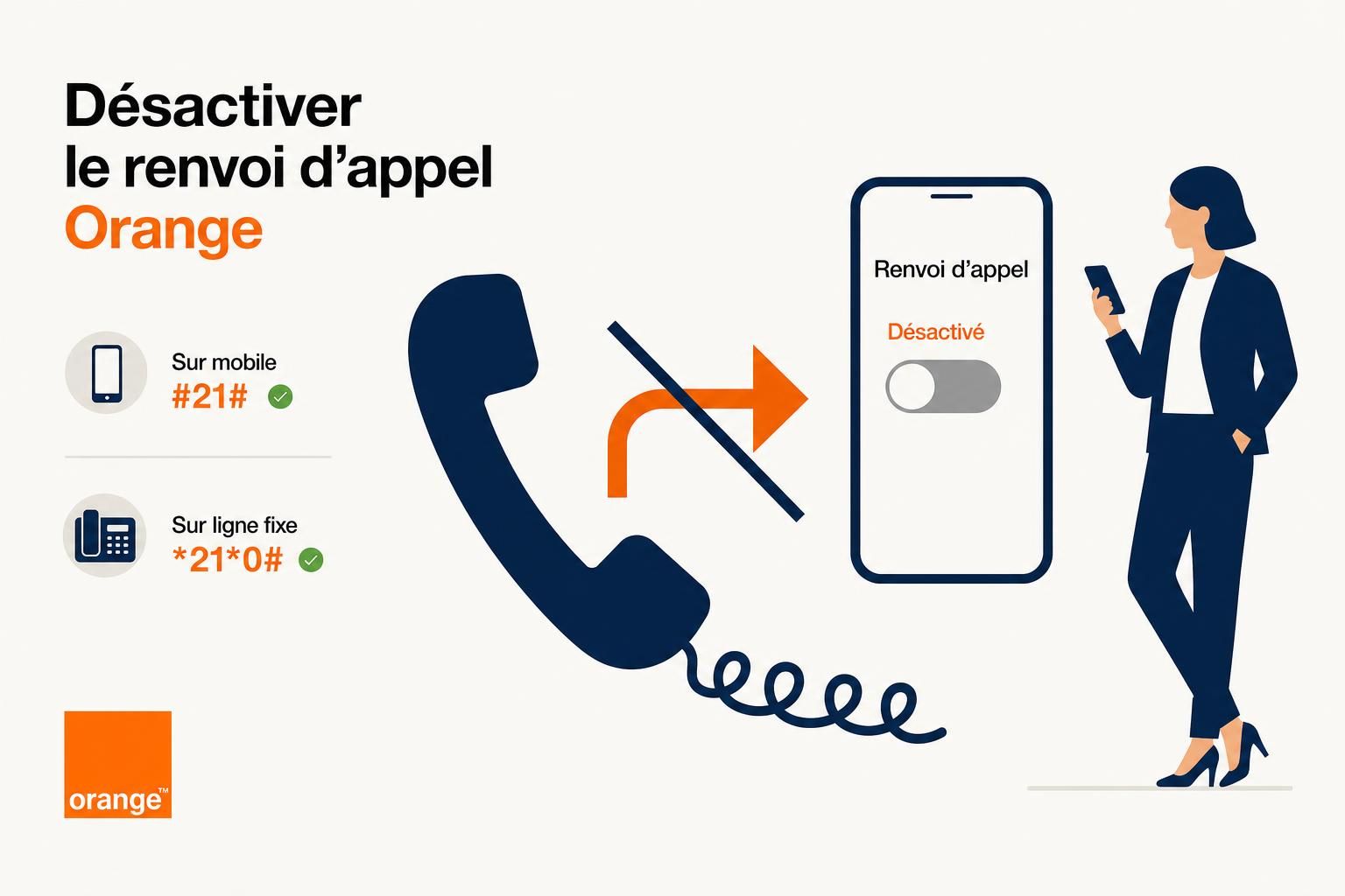découvrez toutes les étapes pour désactiver facilement le renvoi d'appel sur votre ligne orange. suivez nos procédures simples et rapides pour reprendre le contrôle de vos appels.
