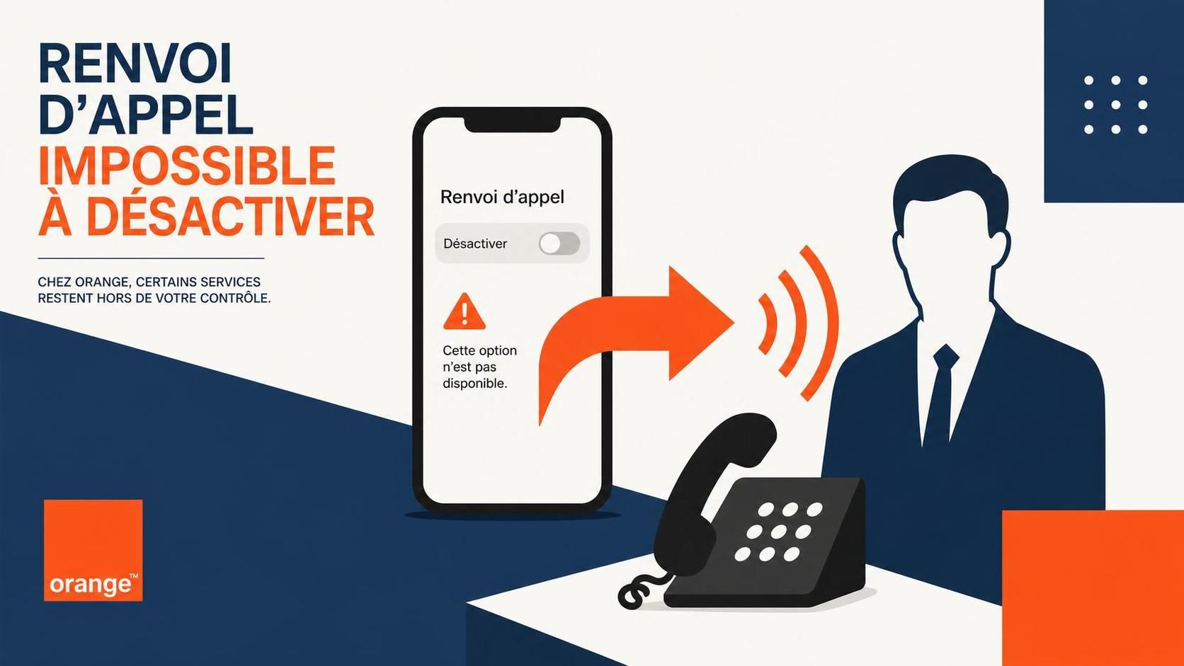 découvrez comment résoudre le problème lorsque vous ne pouvez pas désactiver le renvoi d'appel orange. suivez nos conseils pratiques pour reprendre le contrôle de vos appels facilement.