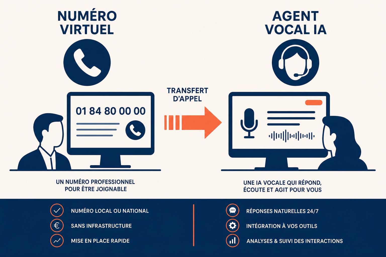 découvrez la comparaison entre airagent et onoff business : analyse des numéros virtuels versus les agents vocaux ia pour optimiser votre communication professionnelle.